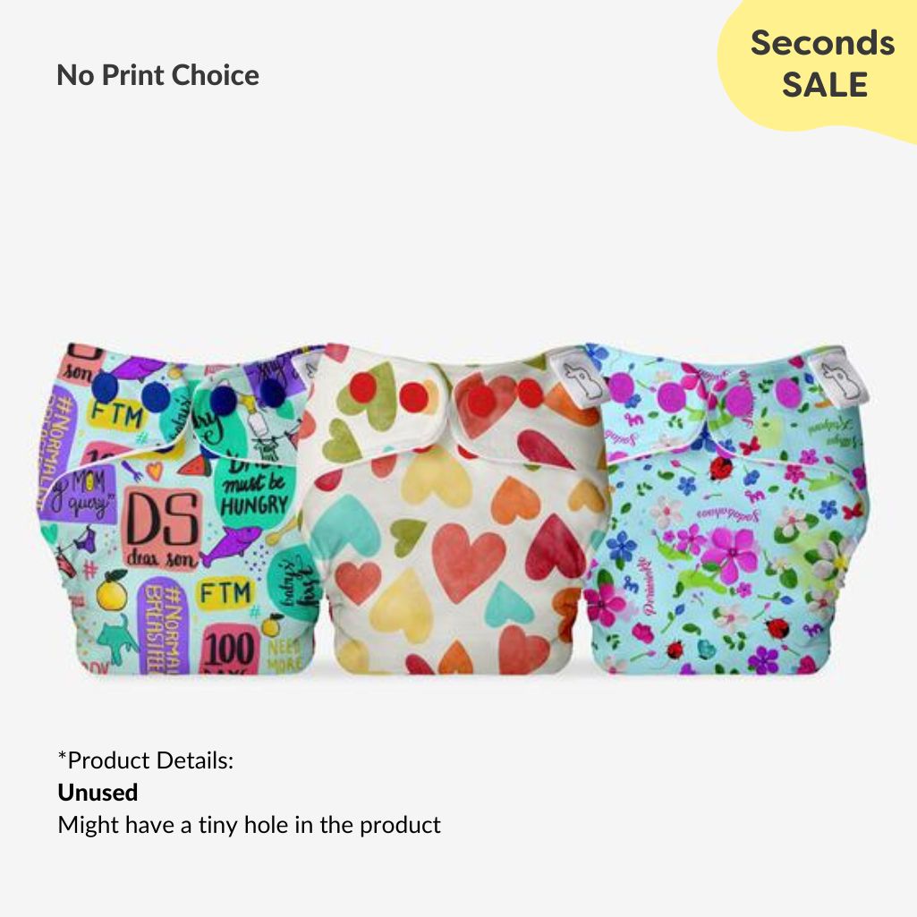 Pack of 3 Freesize UNO 2.0 Waterproof Outer with tiny hole - No Print Choice