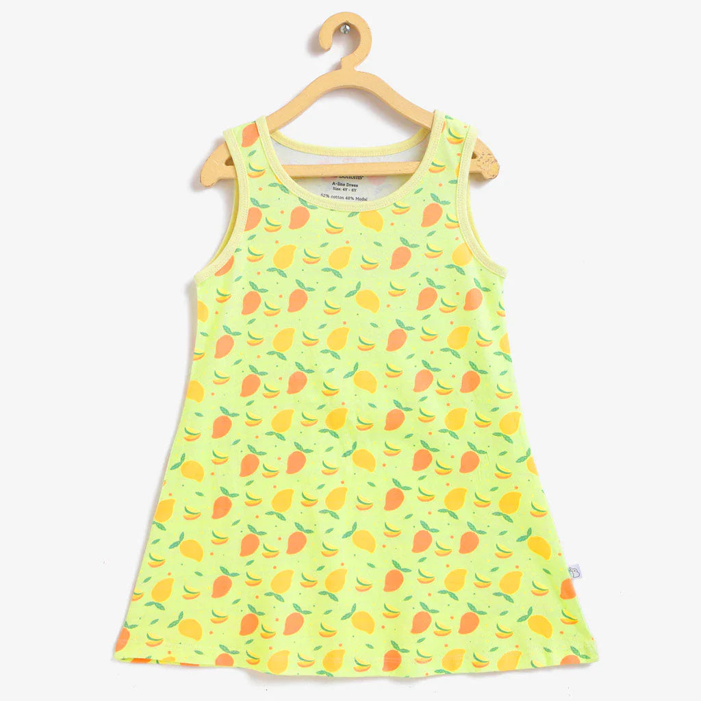 A-line Dress - Mango Summers - 1-2 years