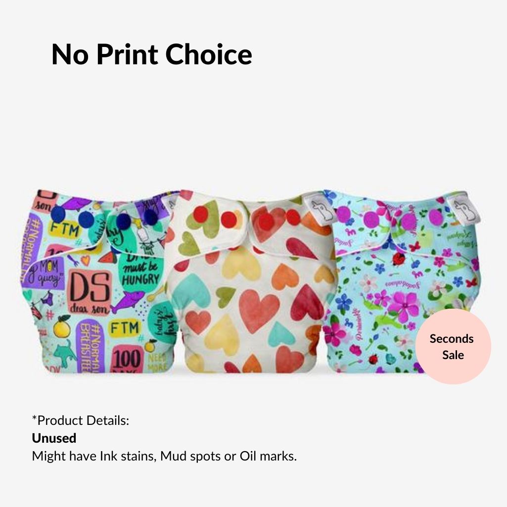 Pack of 3 UNO 2.0 Waterproof Outer with dirt - No Print Choice (without Dry Feel Pads)