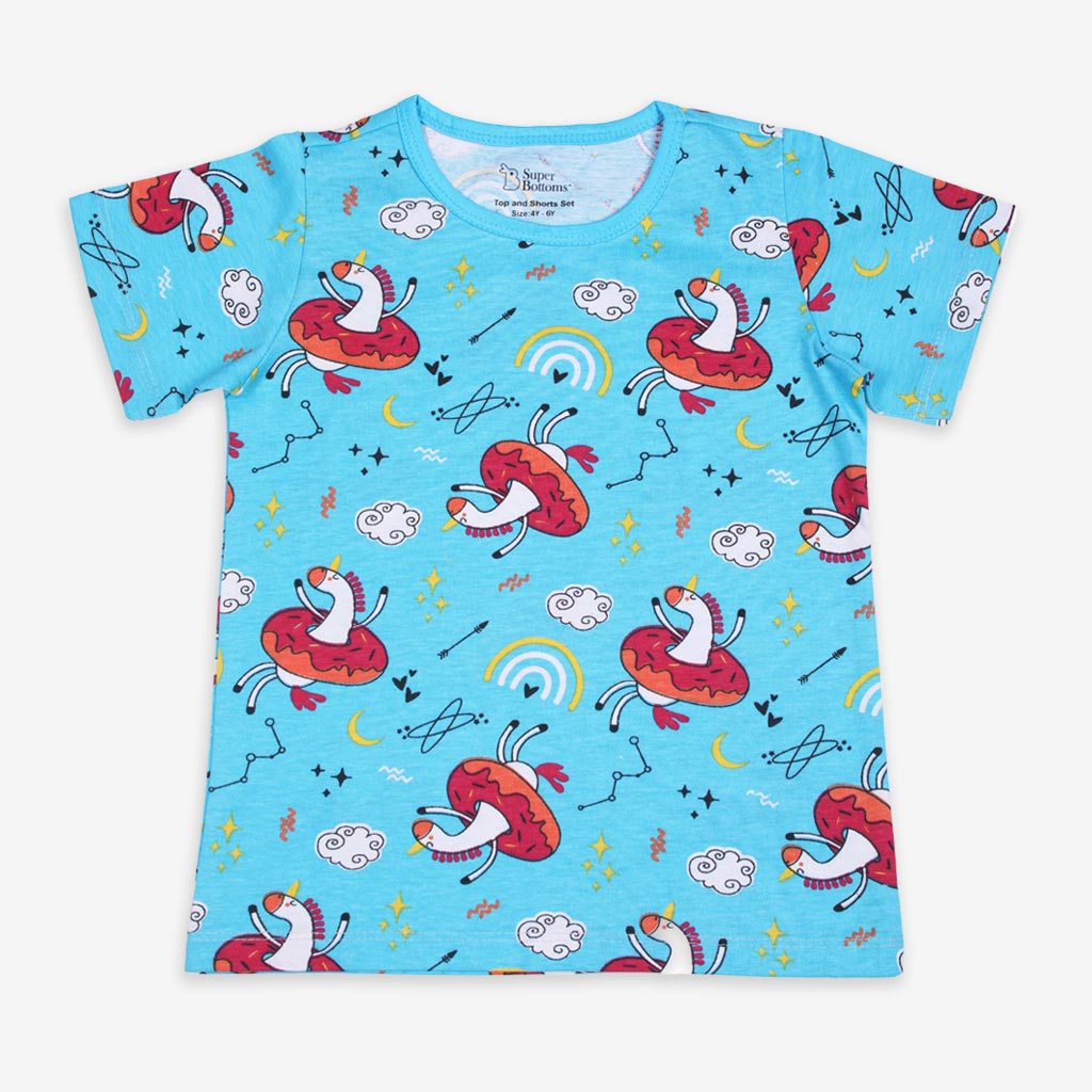 Short Sleeve Top & Shorts Set - Dancing Dreams