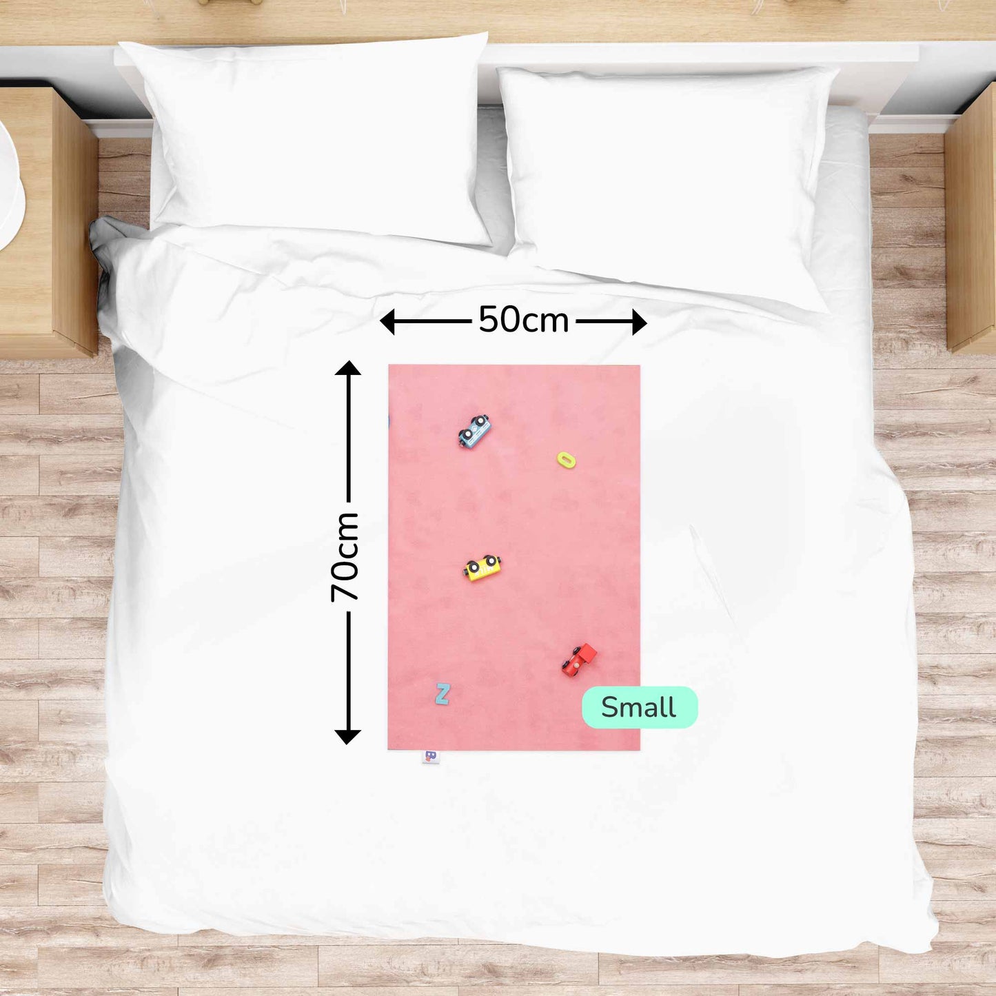 Diaper Changing Mat(Peppy Pink & Breezy Blue) - Pack of 2
