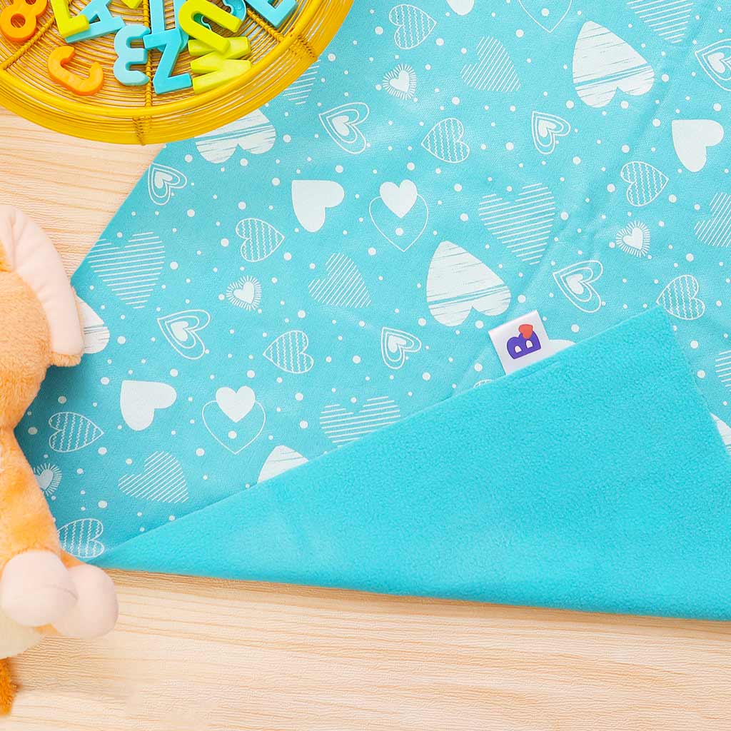 Diaper Changing Mat(Peppy Pink & Breezy Blue) - Pack of 2